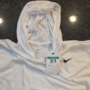 Nike White Dri-FIT Hoodie